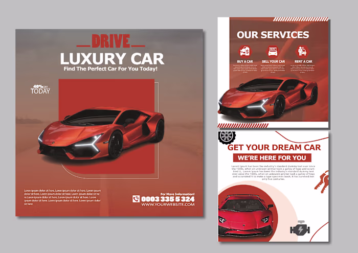 Super Car Social Media Ad
