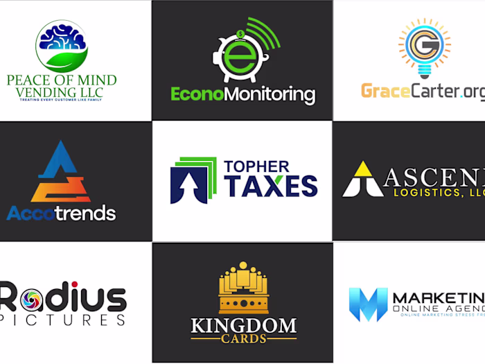 Logo Design, Website Design and Landing Pages