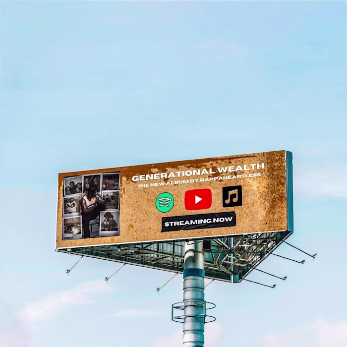 Generational Wealth Cover Art Billboard Design 