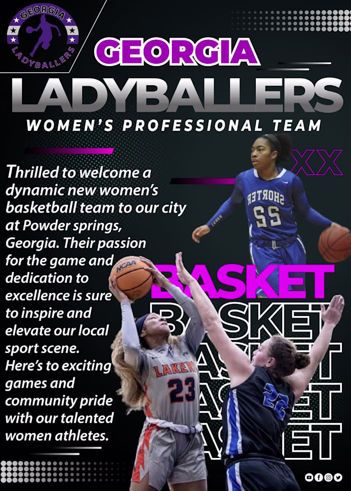 Georgia LadyBallers Launch & Promotion