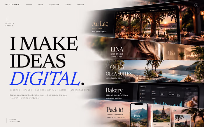 HGY Design Portfolio Website