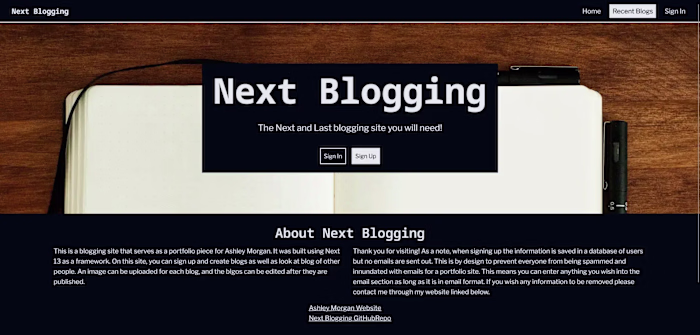 Next Blogging
