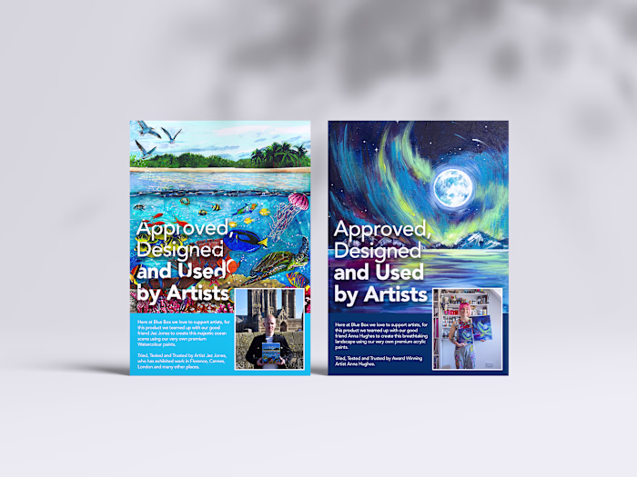 Artist Infographics and Leaflets