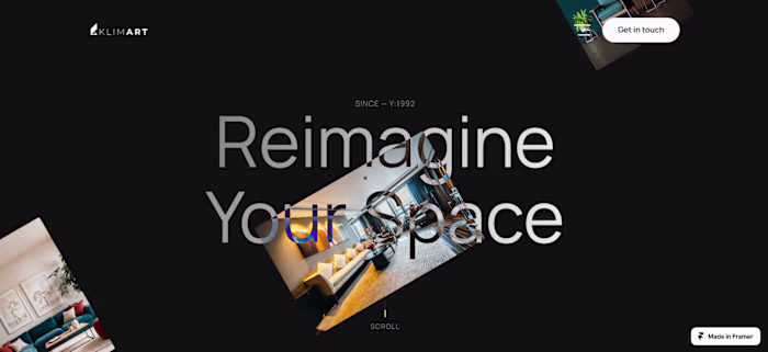 Architectural Firm Website
(Design + Framer Development)