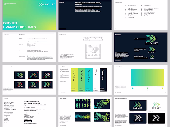 Duo Jet Brand Guidelines ✦
A