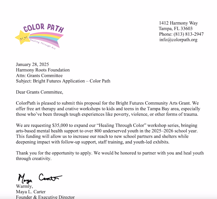 Color Path Grant