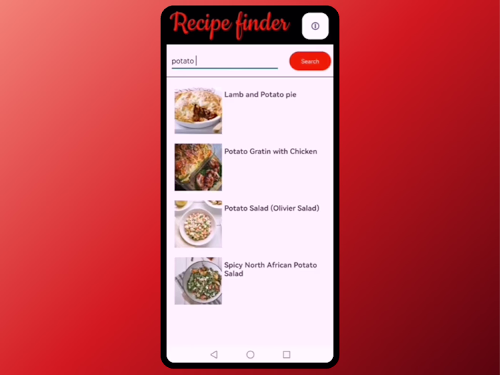 Recipe Finder - walkthrough video - YouTube