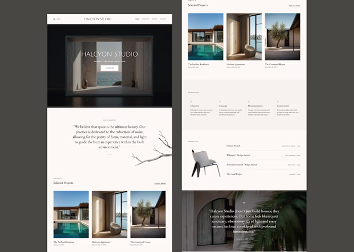 Quiet Luxury — Architecture Studio
