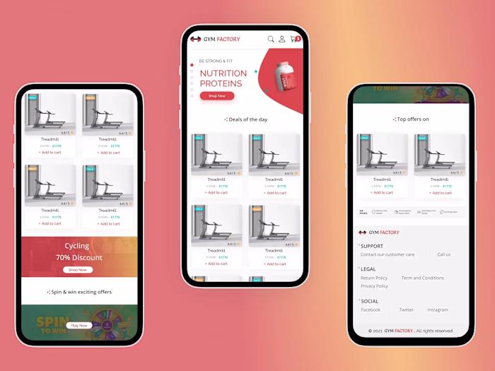 Gym E-commerce - App