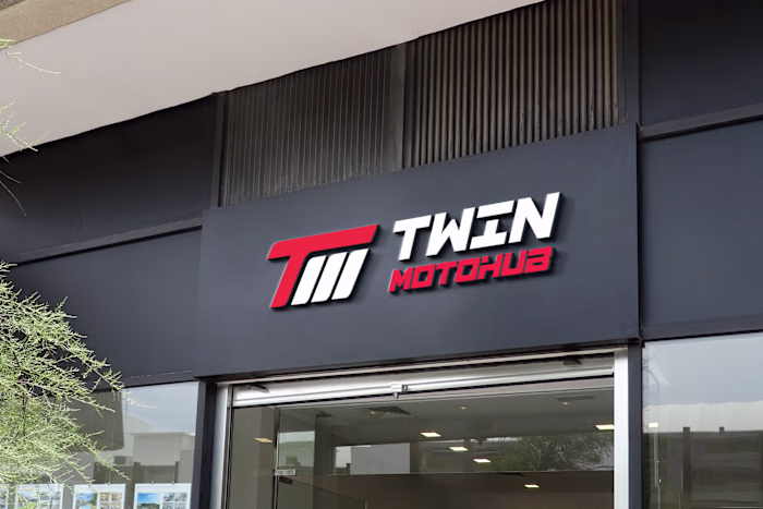 Logo Design For Twin Motohub