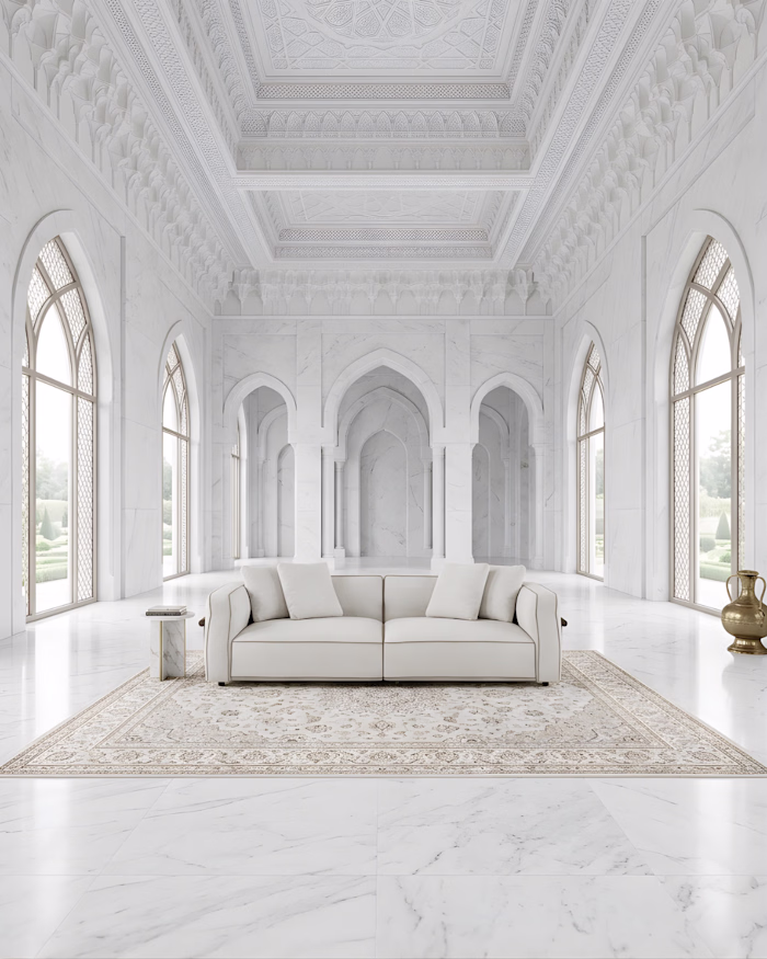 Arabian Luxury Sofa — AI Photography