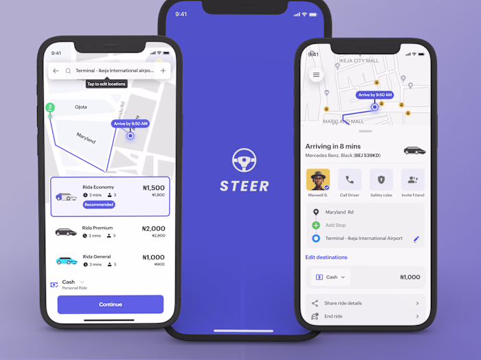 STEER - A Ride Hailing App