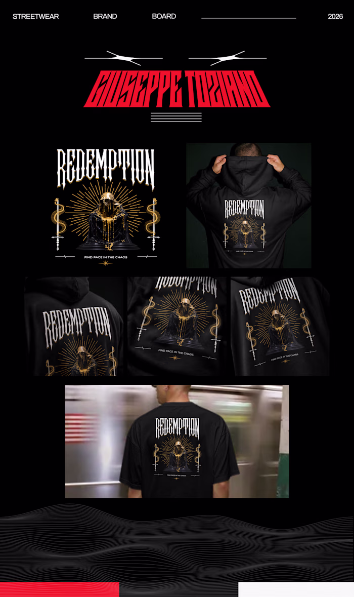 REDEMPTION — Streetwear Graphic Design