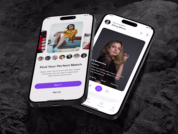 ❤️ Dating App UI/UX Design
A