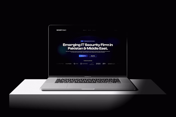 Security Website UI/UX Design