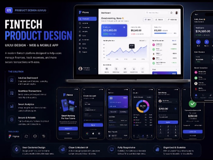Fintech Dashboard & Mobile App