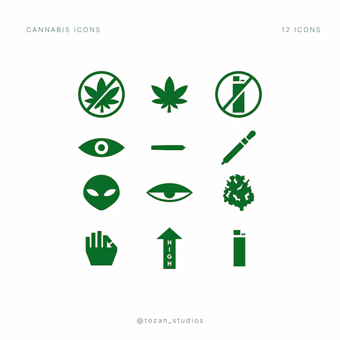 Cannabis Icons