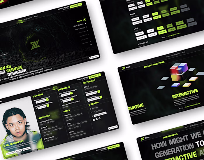 UX UI Portfolio Website :: Behance