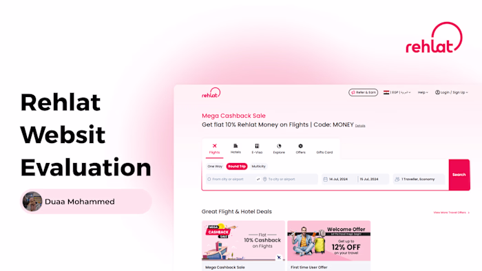 Travel industry / Website Redesign Concept