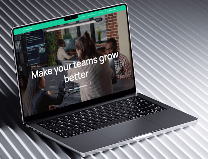 Webflow Website for Recruiting Company | Yuma