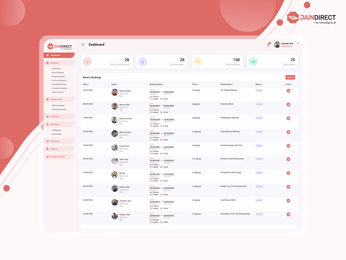  Dharamshala Explorer: Simplified Booking Management
