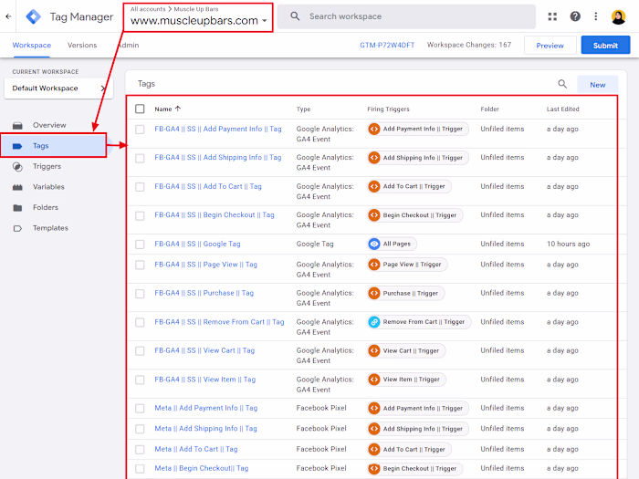 
Worked on Shopify tracking using