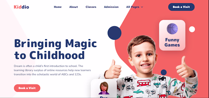 Modern Kids & Kindergarten School