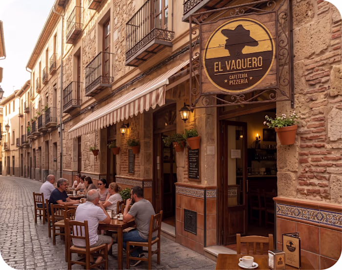 El Vaquero — Identidad de marca y aplicaciones