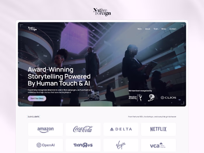 Native Foreign Framer Website Management
