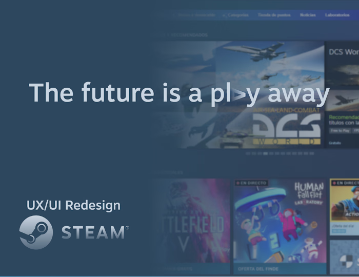 Steam App Redesign on Behance