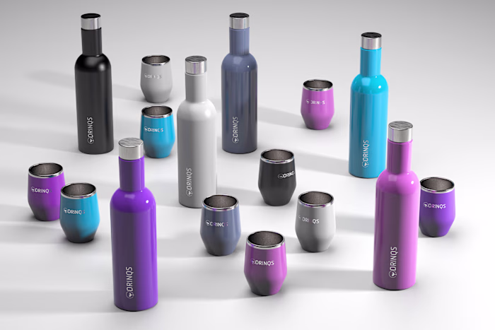 3D BOTTLES DESIGN