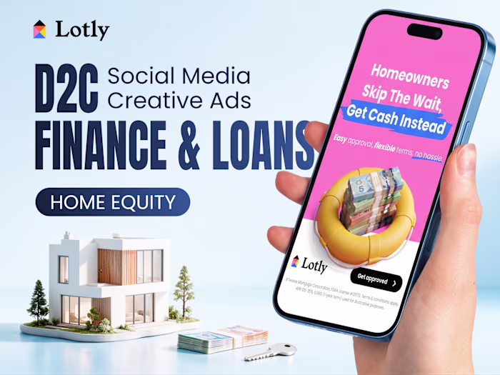 Social Media Creative Ads for Home Equity Loans