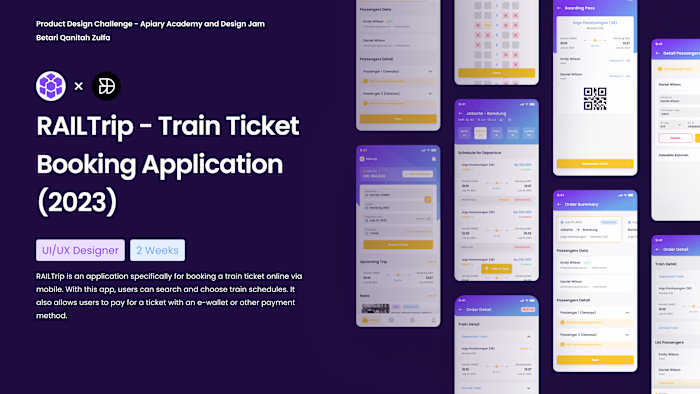 RAILTrip - Train Ticket Booking Application 