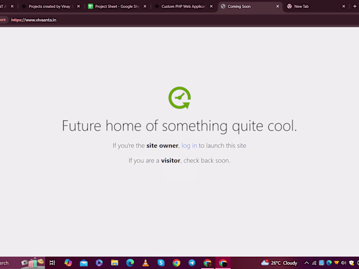 Custom PHP Web Application
