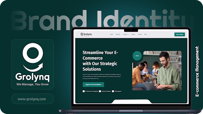 Grolynq Brand identity