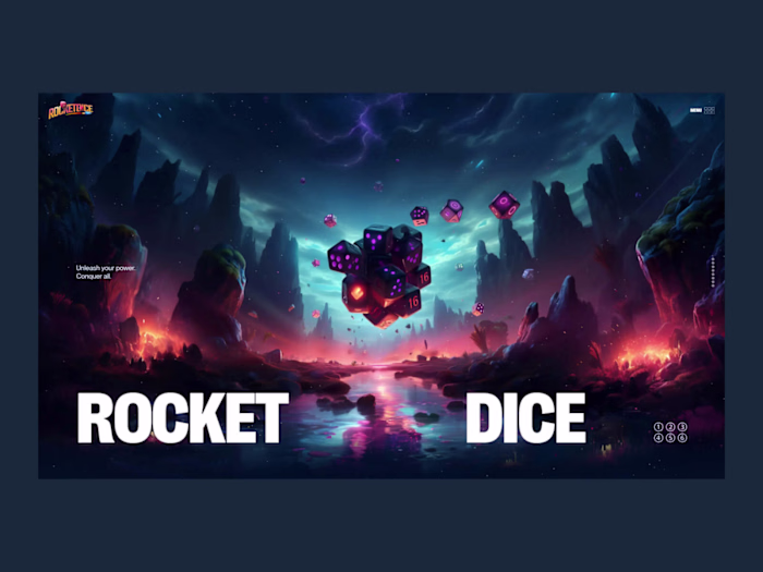Rocket Dice - Visual Design and Webflow Development
