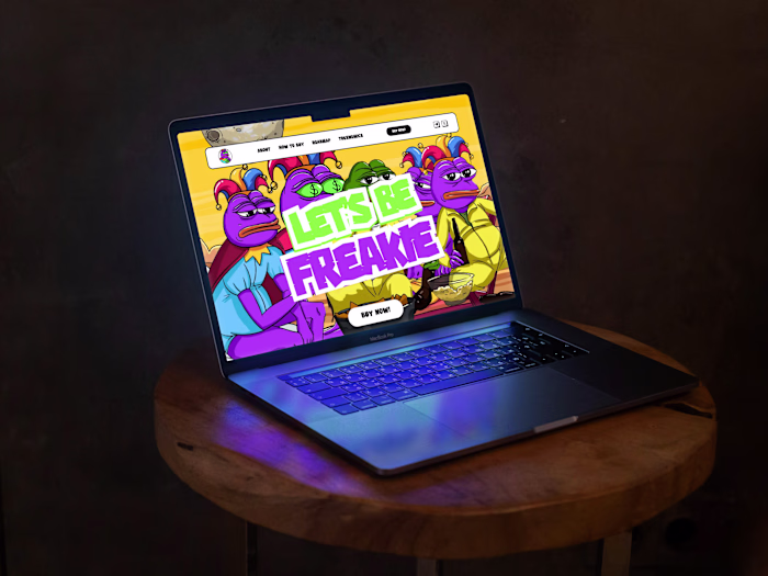 Freakie - Landing Page