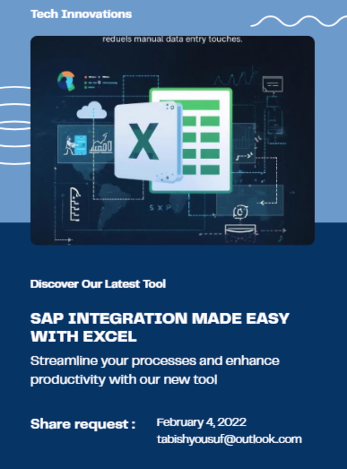 Inbound creation Tool  SAP