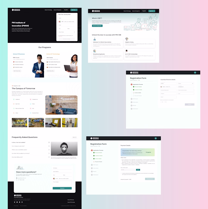 PW IOI Registration Flow Redesign