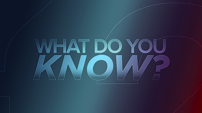 What Do You Know? | Gameshow Design & Animation