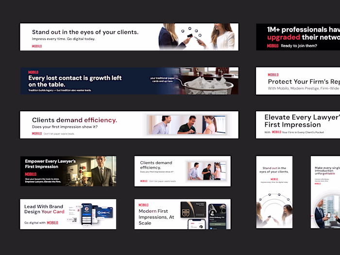 Mobilo Ad Creatives Design Project