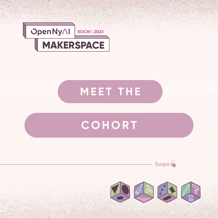 Visual direction for OpenNyAI Makerspace,