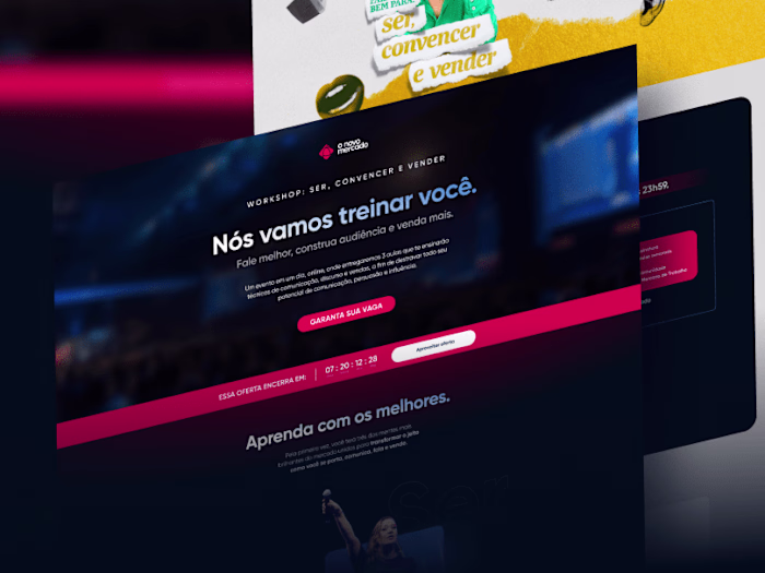 Workshop website interface