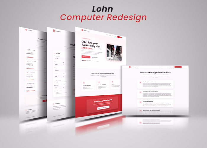 LohnComputer Salary Calculator Redesign