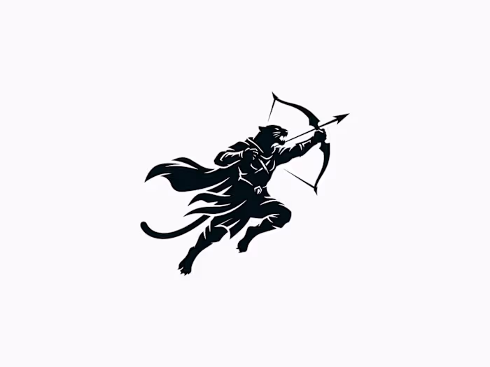 Archer Panther Vector Logo Available