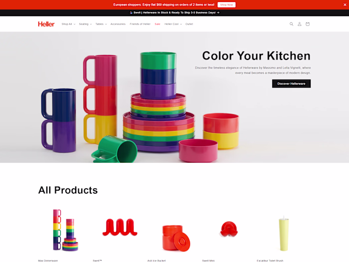 Building a High-Performance Shopify Store for Heller Furniture