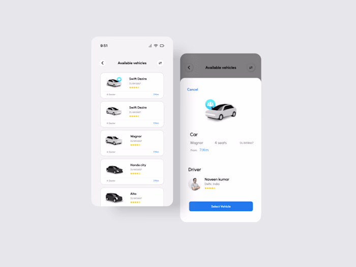 WeeGo Mobile App UIUX