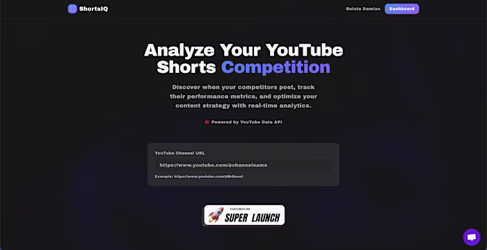 ShortsIQ Development for Optimal Posting Times