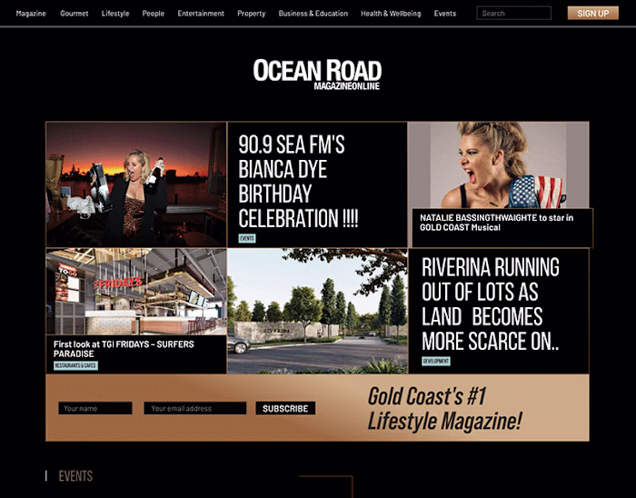 ORM Website Design on Behance