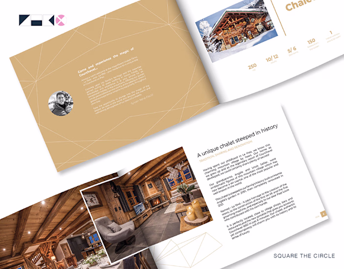 Chalets Tamo - Graphic Design 
